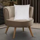 Kit 4 Capas Para Almofada Drapeada Em Veludo Quadrada 60x60 B