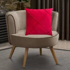 Kit 4 Capas Para Almofada Drapeada Em Veludo Quadrada 60x60 V