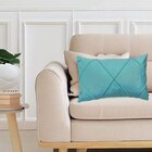 Kit 4 Capas Para Almofada Drapeada Em Veludo Retangular 60x40