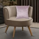 Kit 4 Capas Para Almofada Drapeada Line Em Veludo Quadrada Ro