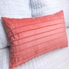 Kit 4 Capas Para Almofada Drapeada Line Em Veludo Retangular