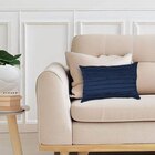 Kit 4 Capas Para Almofada Drapeada Line Em Veludo Retangular