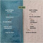 Kit 4 Capas Para Almofada Drapeada Line T Retangular Em Velud