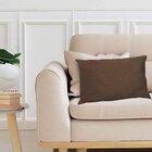 Kit 4 Capas Para Almofada Em Veludo Liso Retangular 60x40 Mar