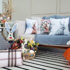 Kit 4 Capas Para Almofadas + Retangular Páscoa Do Gelo