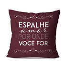 Kit 4 Capas Para Almofadas Wevans Vermelho Un