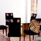 Kit 4 Capas Para Cadeira Jantar Malha Elástico Paris Est.2