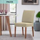 Kit 4 Capas Para Cadeira Malha Suplex Palha E Misslírio