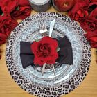 Kit 4 Capas Para Sousplat Oncinha Da Noite 35cmx35cm