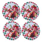 Kit 4 Capas Sousplat Caixa De Presente Natal 35cm