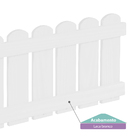 Kit 4 Cercas Para Mini Cama Casinha Ii Branco Casatema