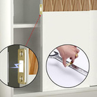 Kit 4 Chapinhas Magnética Bronze Imã Manter Porta Armário Gav