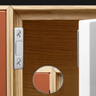 Kit 4 Chapinhas Magnética Prata Imã Manter Porta Armário Gave