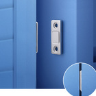 Kit 4 Chapinhas Magnética Prata Imã Manter Porta Armário Gave