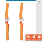 Kit 4 Cinta Amarração De Carga Sem Catraca 2,5 Metros X 2,5cm