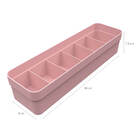 Kit 4 Colmeias Organizadoras Organizador De Gaveta Logic Rosa