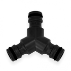 Kit 4 Conector Triplo Engate Rápido P/mang.plástico 1/2"