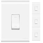 Kit 4 Conjuntos Interruptor Paralelo Three Way Tramontina Lin