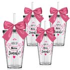 Kit 4 Copos Lembrancinha Personalizados Para Daminha