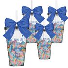 Kit 4 Copos Lembrancinha Personalizados Para Pajem Bonequinhos