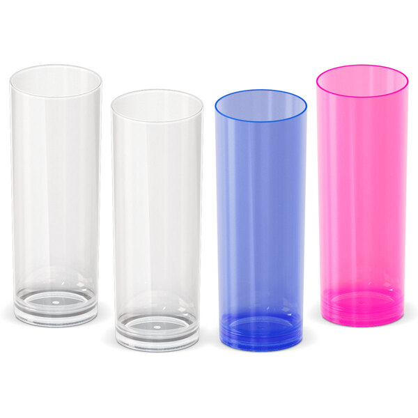 Kit 4 Copos Long Drink 350ml Drink Carnaval Festas