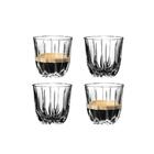 Kit 4 Copos Para Café Elegante Coffee Glass Cristal Riedel
