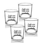 Kit 4 Copos Para Uisque Acrílico Personalizados - Chance De S