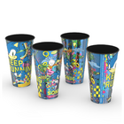Kit 4 Copos Personalizados Sonic 500ml