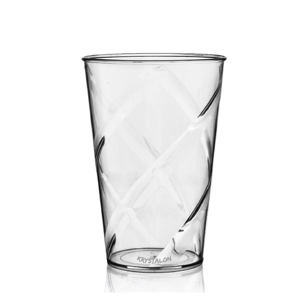 Kit 4 Copos Twister 700 Ml Transparente De Acrílico