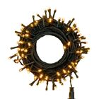 Kit 4 Cordão 300 Leds C/ Função 30m Morno Fio Verde 31v