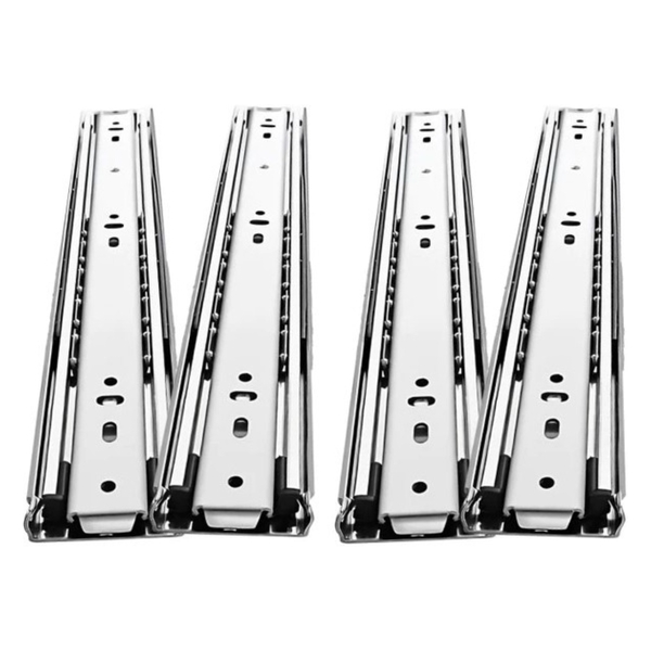 Kit 4 Corrediças Gaveta Telescópica Light 30cm Com Parafusos