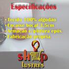 Kit 4 Cúpula Para Abajur  Tecido Algodão 15x17x20 Cm Bg