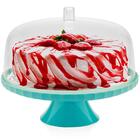 Kit 4 Cúpulas Para Prato De Bolo 30cm Tampas Boleira Natural