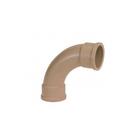 Kit 4 Curva Marrom Para Água 25mm - Krona