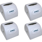 Kit 4 Dispenser Para Guardanapo Interfolhado Branco Nobre