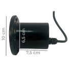 Kit 4 Embutido De Solo Gu10 Mr16 Preto