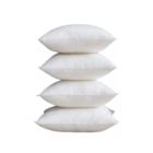 Kit 4 Enchimentos Almofada Refil Percal Branco 180 Fios 100%