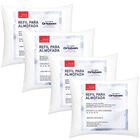 Kit 4 Enchimentos De Almofada Refil Fibra De Poliéster 47x47