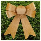 Kit 4 Enfeite Árvore Natal Laço Dourado 17,5cm