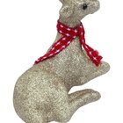 Kit 4 Enfeite Decorativo Natalino Cervo Gliter Dourado Natal