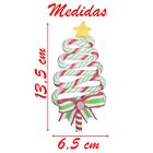 Kit 4 Enfeite Pendente Para Árvore De Natal Pinheirinho 13,5cm