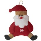 Kit 4 Enfeites Pendente Para Árvore De Natal Papai Noel 15cm