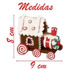 Kit 4 Enfeites Pendentes Para Árvore De Natal Trem Iluminado