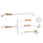 Kit 4 Escova De Limpeza E Rodo De Pia Off-white - Oikos Off W