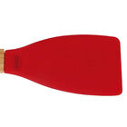 Kit 4 Espátulas De  Silicone Cabo De Bamboo Mor Vermelho