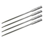 Kit 4 Espetos Aço Inox Cabo Em Alumínio Churrasco