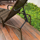 Kit 4 Espreguiçadeira Catar Para Jardim P/ Piscina Reclinável