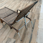 Kit 4 Espreguiçadeiras Madrid Com 2 Mesas P/ Piscina Argila