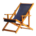 Kit 4 Espreguiçadeiras Preguiçosa Dobrável Envernizada Mel Em