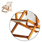 Kit 4 Espreguiçadeiras Preguiçosa Dobrável Envernizada Mel Em